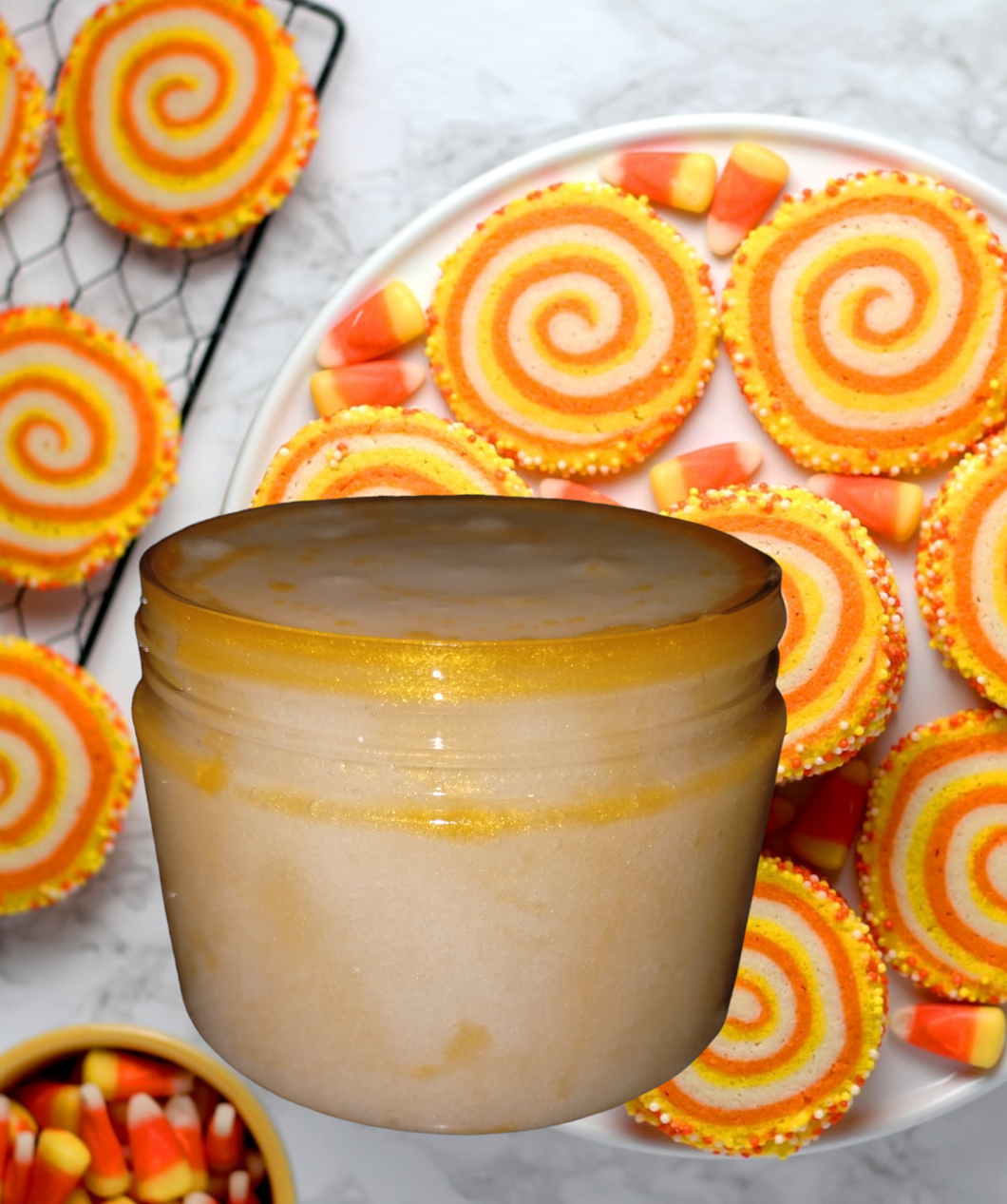 Candy Corn Buttercream Body Scrub